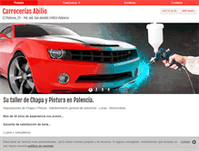 Tablet Screenshot of carrocerias-abilio.com